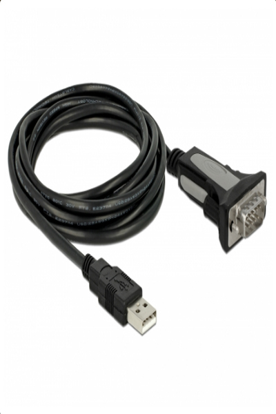 Delock Adapter USB Typ-A till 1 x seriell RS-232 DB9 - 65962