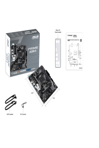 ASUS PRIME A520M-R Moderkort - 90MB1H60-M0EAY0