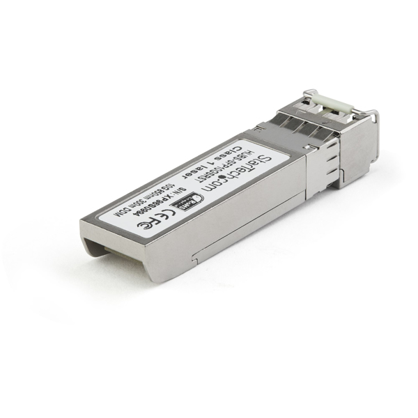 StarTech.com SFP10GSREMST Transceiver Modul (SFP+ Module, 10GBase-SR Dell EMC kompatibel, Glasfaser, 850nm, LC Multimode mit DDM) - SFP+-Transceiver-Modul (gleichwertig mit: Dell EMC SFP-10G-SR) - 10 GigE - 10GBase-SR - LC Multi-Mode - bis zu 400 m - 850 nm - SFP10GSREMST