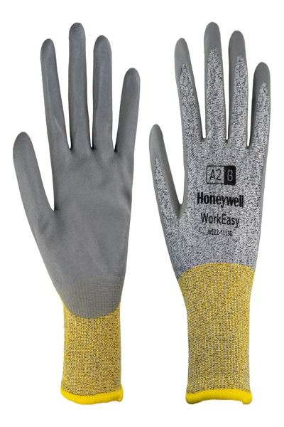 Honeywell WE22-7113G-7/S: Protective Mittens, Grey S, Abrasion/Puncture Resistant. - WE22-7113G-7/S