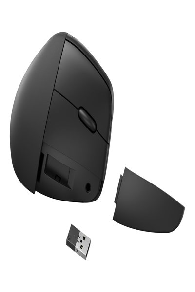 HP 920 Ergonomic Wireless Mouse: Right-hand, Vertical Design, 4000 DPI - 6H1A4AA