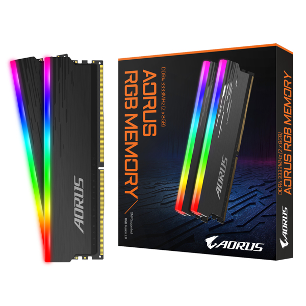 Gigabyte AORUS RGB - DDR4 - Kit - 16GB: 2 x 8GB - GP-ARS16G33