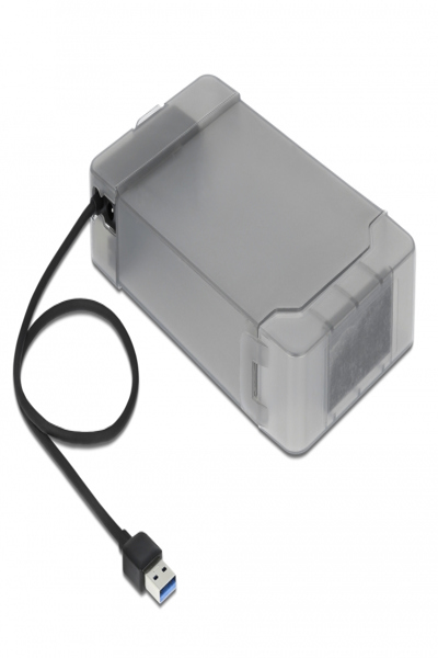 Delock USB Typ-A till SATA-omvandlare med 3,5" skyddshölje - 64086
