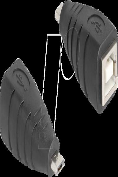 Adaptateur USB Delock - Micro-USB Type B (M) vers USB Type B (F)