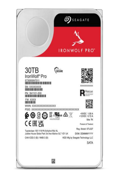 SEAGATE IRONWOLF PRO 3.5 SATA ST30000NT01 HDD