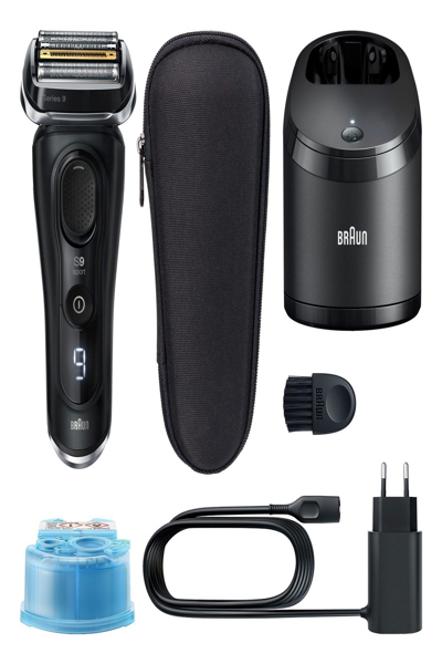 Braun Series 9 9352cc Sport, Foil shaver, Black, Grey, Active Quattro Head, Buttons, Battery, Lithium-Ion (Li-Ion) - 20251