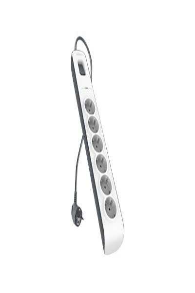 Belkin 6-outlet Surge Protection Strip with Power Cord - Current/Power Supply - BSV603VF2M-V2