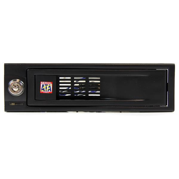 StarTech SATA removable frame without carrier - Mobile Hot Swap Hard Drive Storage Rack 3.5" - Mobile Storage Rack - 8.9 cm (3.5") - Black (HSB100SATBK) - HSB100SATBK