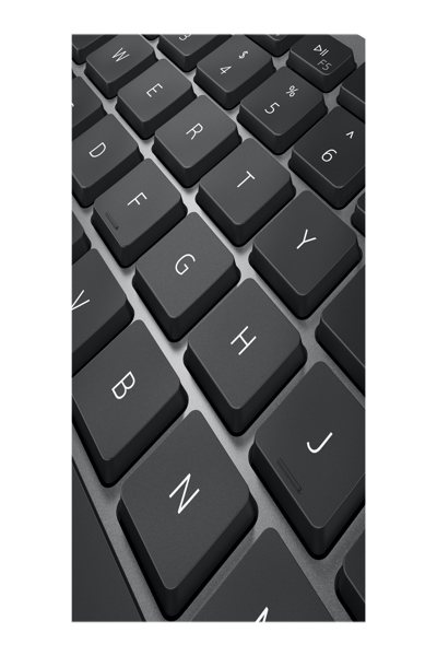 Dell Multi-Device KM7120W keyboard and mouse set - KM7120W-GY-BEL