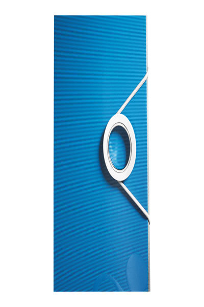 Esselte Leitz 11060036 - Qualitaets-Ordner 180° Active WOW 80 mm blau - 1106-00-36