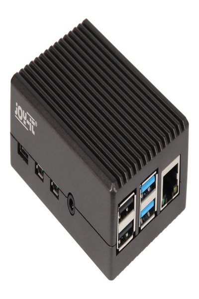 Raspberry Pi RB-AlucaseP4+08 - Housing - Raspberry Pi - Raspberry Pi - Black - Aluminium - 65 mm - RB-ALUCASEP4+08