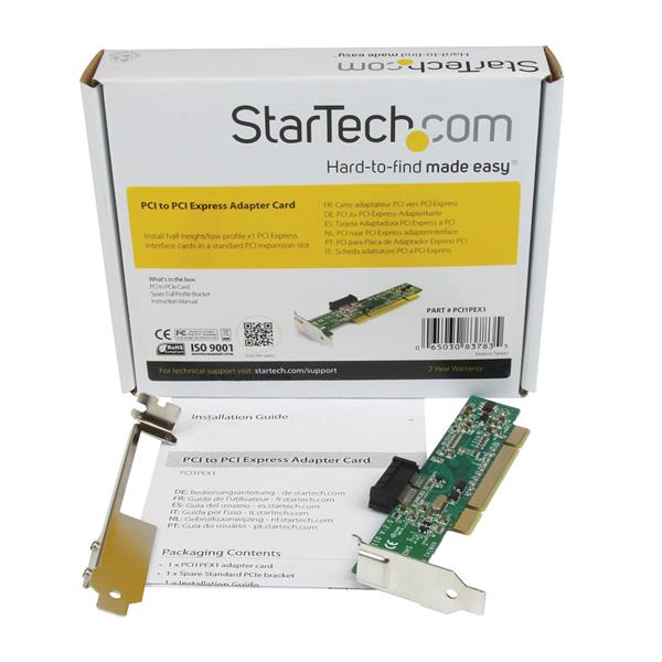 PCI1PEX1 PCI til PCI Express-adapterkort - PCI1PEX1