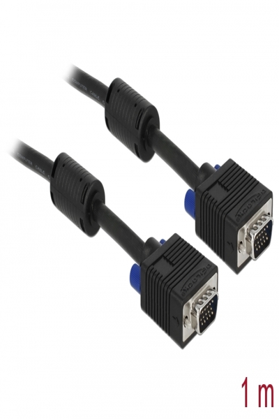 Delock VGA-kabel - HD-15 (VGA) (hane) till HD-15 (VGA) (hane) - 82556