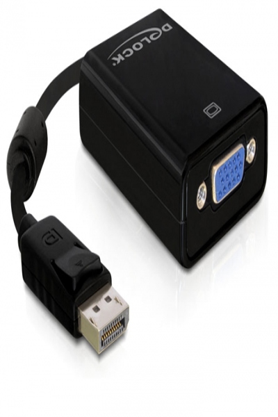 Delock Adapter Displayport male > VGA 15 pin female - 61848