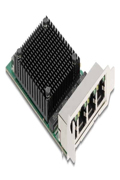 Delock PCI Express x4 Network Card 2.5 Gigabit LAN 4 x RJ45 - 88601