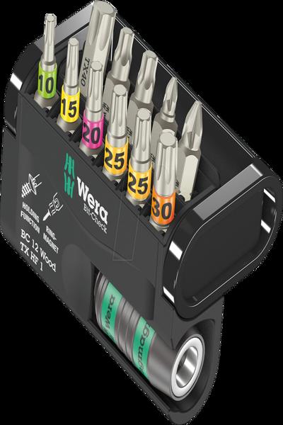 Wera Bit-Check 12 Bois TORX HF 1 05057435001