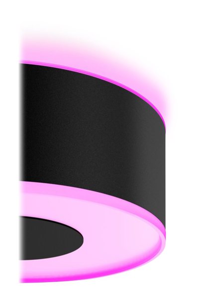 Philips Hue White and colour ambience Infuse medium ceiling lamp - Smart ceiling light - Bluetooth - Black - LED - Metal - Non-changeable bulb(s)