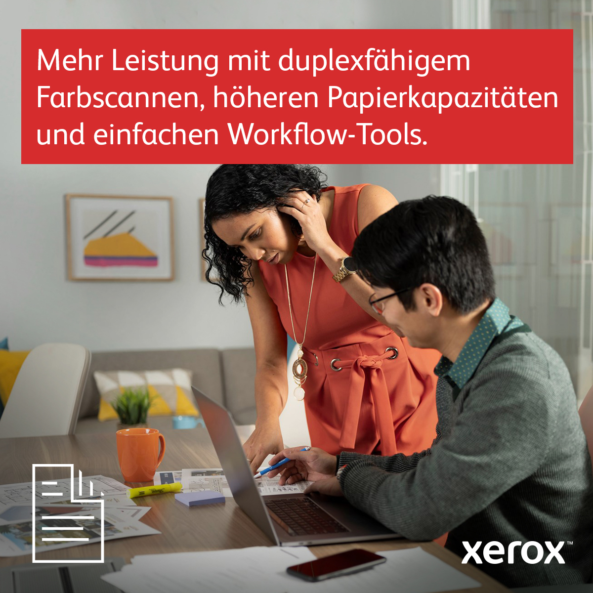 Xerox B225 A4 34ppm Wireless MFP - B225V_DNI