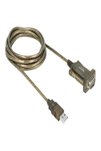 Delock-adapter USB 2.0 Typ-A > 1 x Seriell DB9 RS-232 - 64073