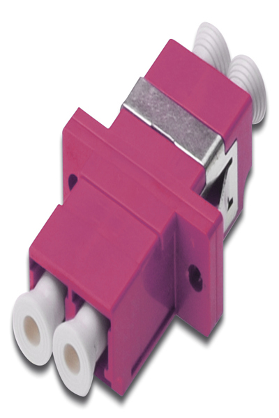 DIGITUS Fiber optic coupling duplex LC to LC MM OM4 - DN-96019-2