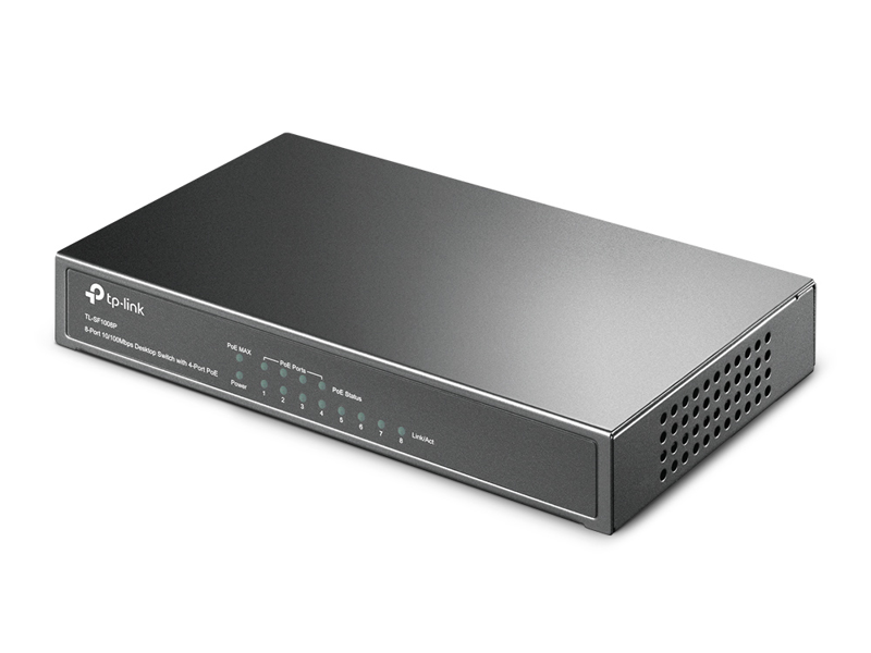 TP-LINK TL-SF1008P 8-Port 10/100M PoE Switch - TL-SF1008P