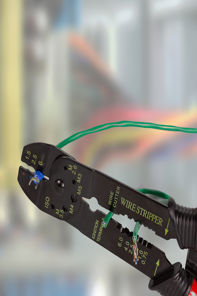 LogiLink WZ0078 - Crimpzange fÃƒÂ¼r isolierte Kabelschuhe Kabelverbinder mit - WZ0078