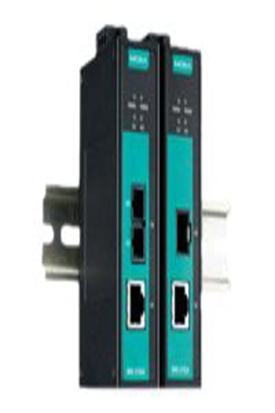 Moxa Industrieller 10/100/1000BaseT X auf 100/1000Base SFP Medienkonverter -40 bis 75Ã‚Â°C - Fiber Optic - 1,000 Mbps