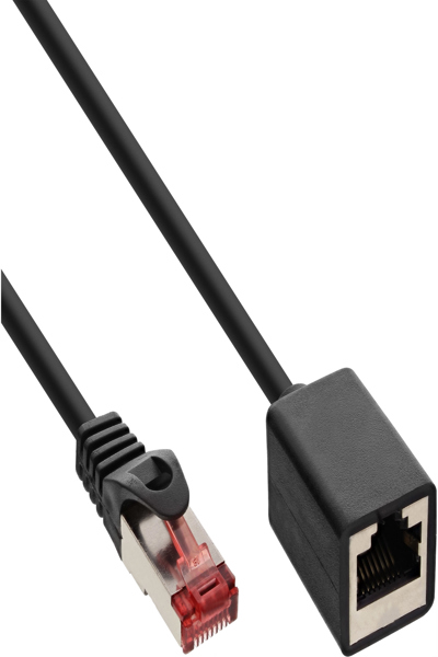 InLine patch cable extension - S/FTP (PiMf) - Cat.6 - halogen-free - 1m - 76911X