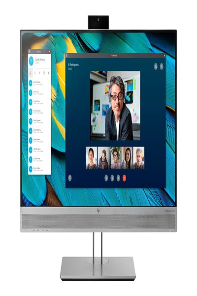 HP EliteDisplay E243m: 23.8in Full HD LED Monitor, Black/Silver
