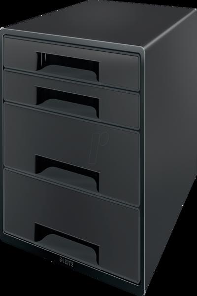 Esselte Leitz 53720095 - Schubladenbox Recycle Cube schwarz