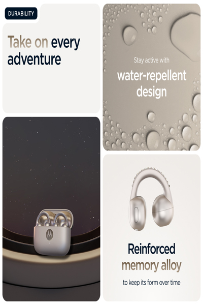 MOTOROLA MOTO BUDS LOOP SWAROVSKI WIRELESS HEADPHONES - PG38C07172