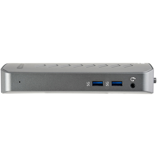 StarTech USB-C USB-A Dock - Hybrid Universal USB 3.0 Laptop Docking Station - Dual Monitor 4K 60Hz HDMI/DisplayPort - 6xUSB Type-A/GbE - Docking station - USB - 2 x HDMI, 2 x DP - GigE - 40 watts - DK30A2DHUUE