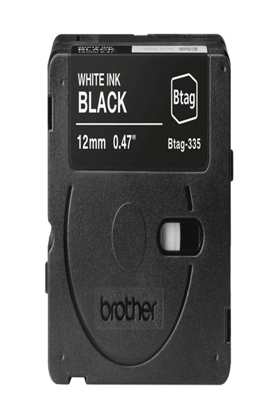 Brother BTAG-335 Blanc sur Noir