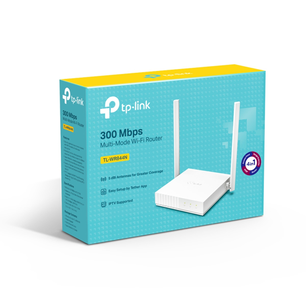 TP-LINK TL-WR844N - Wi-Fi 4-router - TL-WR844N