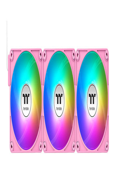 Pack de 3 Ventilateurs Inversés Thermaltake CT140 EX Rose ARGB Sync