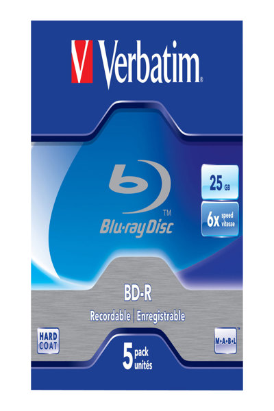 Verbatim 5 x BD-R - 25 GB 6x - 43715