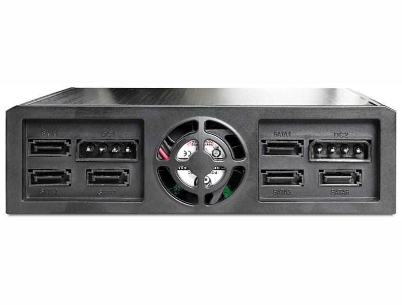 Delock 5.25" Mobile Rack for 6 x 2.5" SATA HDD / SSD - 47221