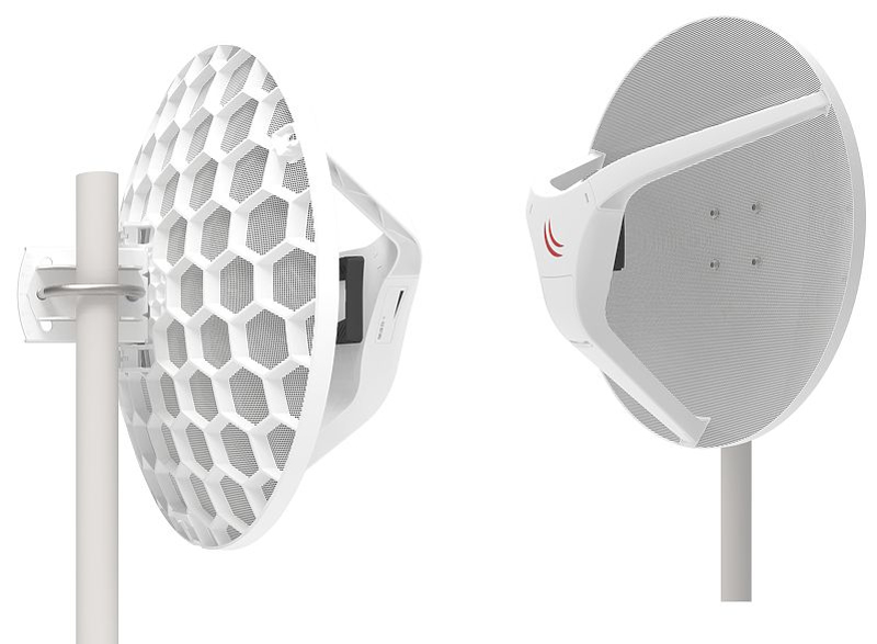 MikroTik RBLHGG-60ADKIT - 60 GHz trådløs parabol - RBLHGG-60ADKIT