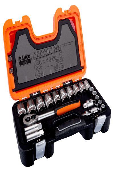 Bahco S240AF Imperial 1/2" Socket Set 24-Piece - S240AF