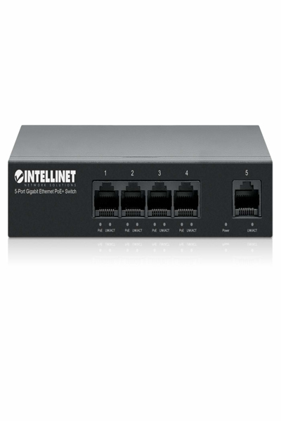 Commutateur Intellinet - 5 x 10/100/1000 (PoE)