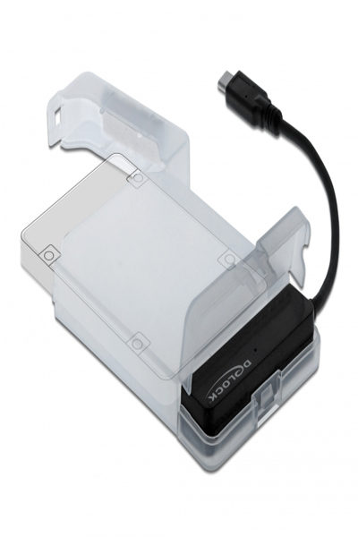 Delock USB Typ-C till SATA-omvandlare med 2,5" skyddshölje - 64084