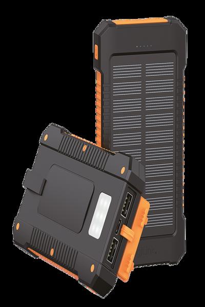 LogiLink Solar Power Bank 8000mAh 2xUSB-A ficklampa - PA0304