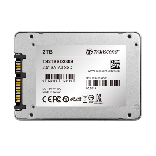 Transcend SSD230S - SSD - 2 TB - internal - TS2TSSD230S