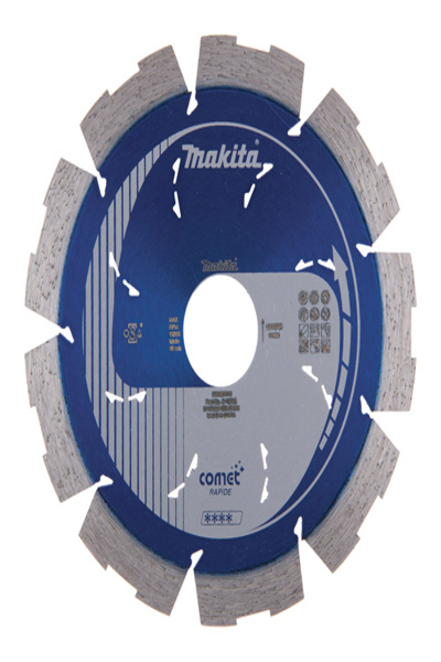 Disque de tronçonnage diamanté Makita Comet Rapide