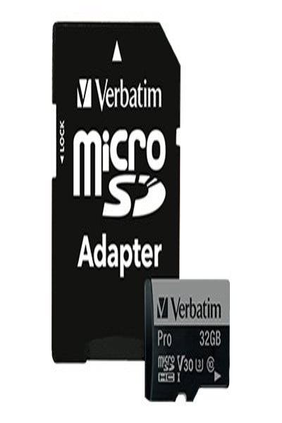 Verbatim PRO - Flash memory card (SD adapter included) - 47041
