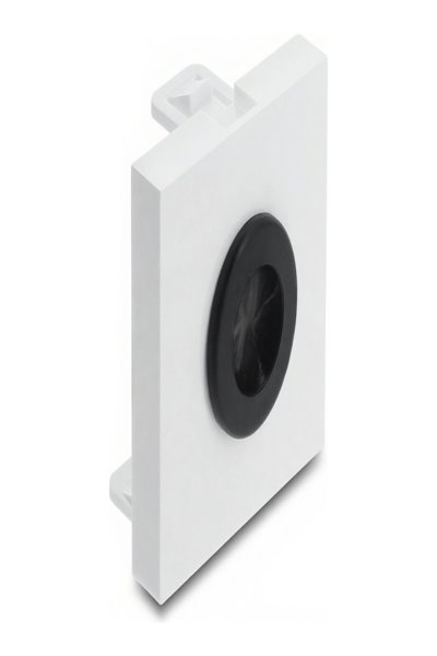 Delock Easy 45 Cable Gland round white Black - 91071