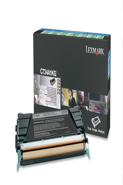 Lexmark Black - original - toner cartridge LCCP, LRP - C734A1KG