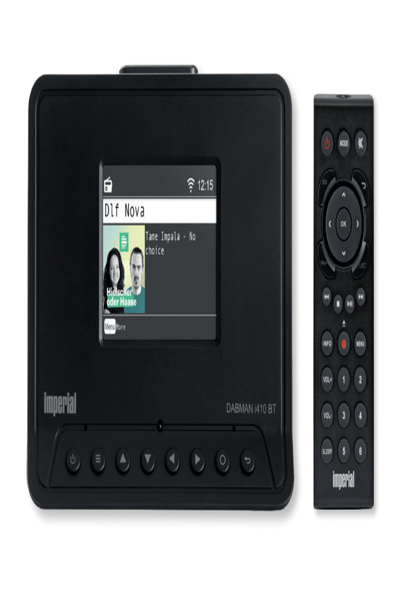 Telestar DABMAN i410 BT - Internet - Analog & digital - DAB+ - FM - 7.62 cm (3") - USB Type-A - Black
