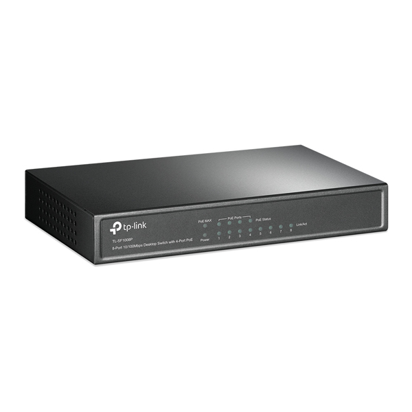 TP-LINK TL-SF1008P 8-Port 10/100M PoE Switch - TL-SF1008P