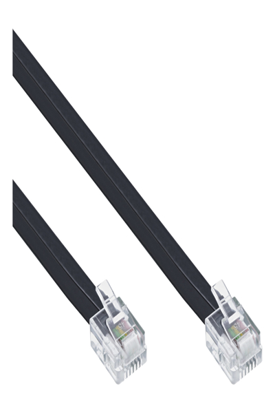 Câble modulaire InLine RJ11 mâle / mâle 6P4C 3 m